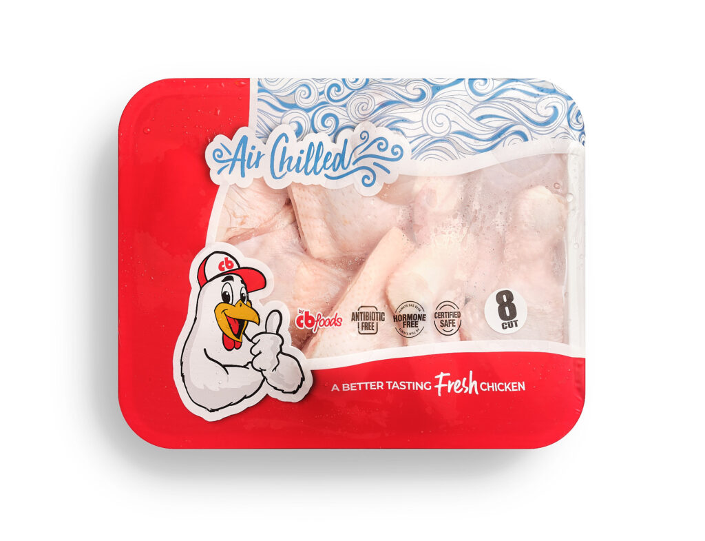 8-Cut W/Bird Fresh Tray 1.7-1.81kg
